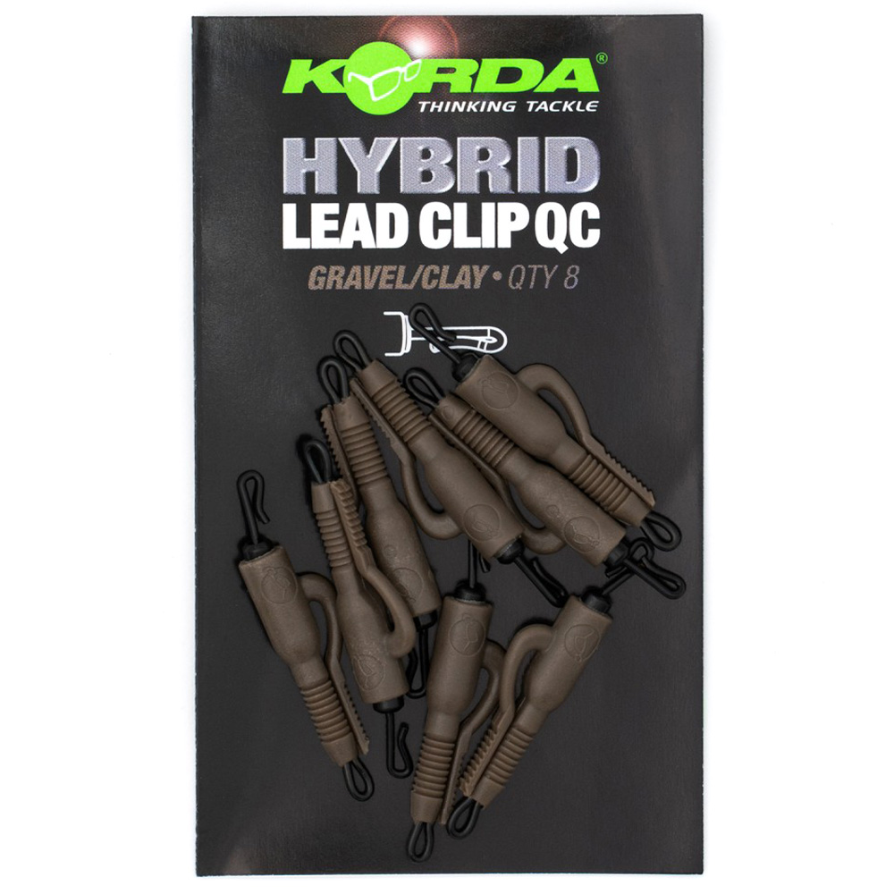 Korda QC Hybrid Fishing Lead Clip Gravel/Clay