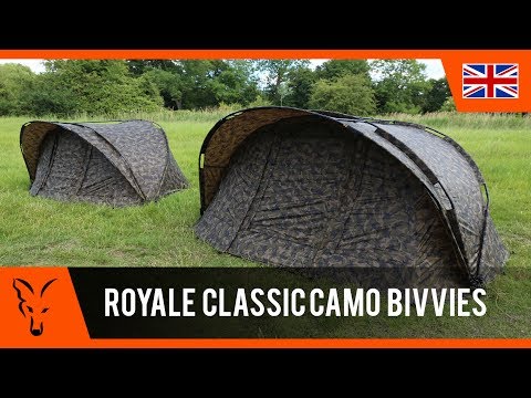 ***CARP FISHING TV*** ROYALE CLASSIC CAMO BIVVIES