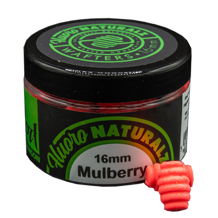 Rod Hutchinson Flouro Naturalz Fishing Wafters 16mm Mulberry 1