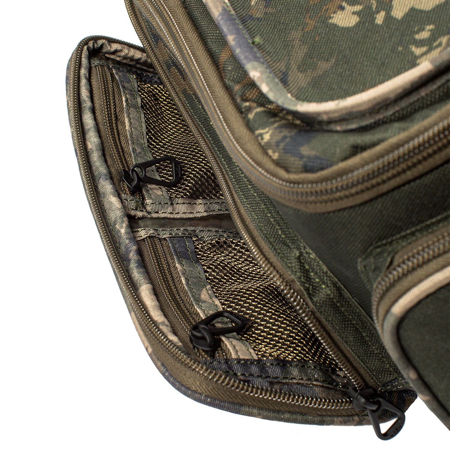 Nash Subterfuge Tech Fishing Bag Close Up 1