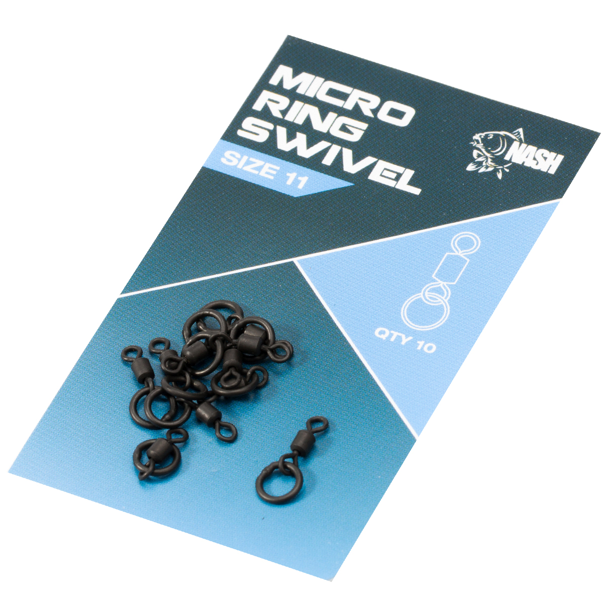 Nash Micro Ring Fishing Swivel 1