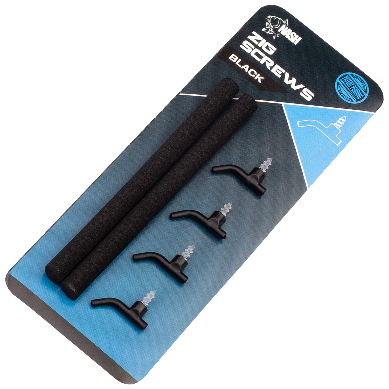 Nash Zig Screws Black