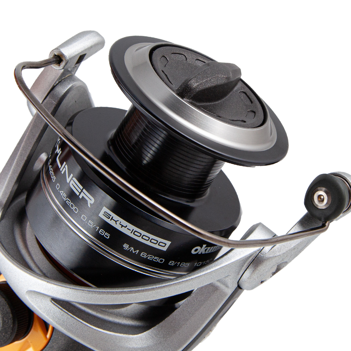 Okuma Skyliner Spinning Reel Close Up 2