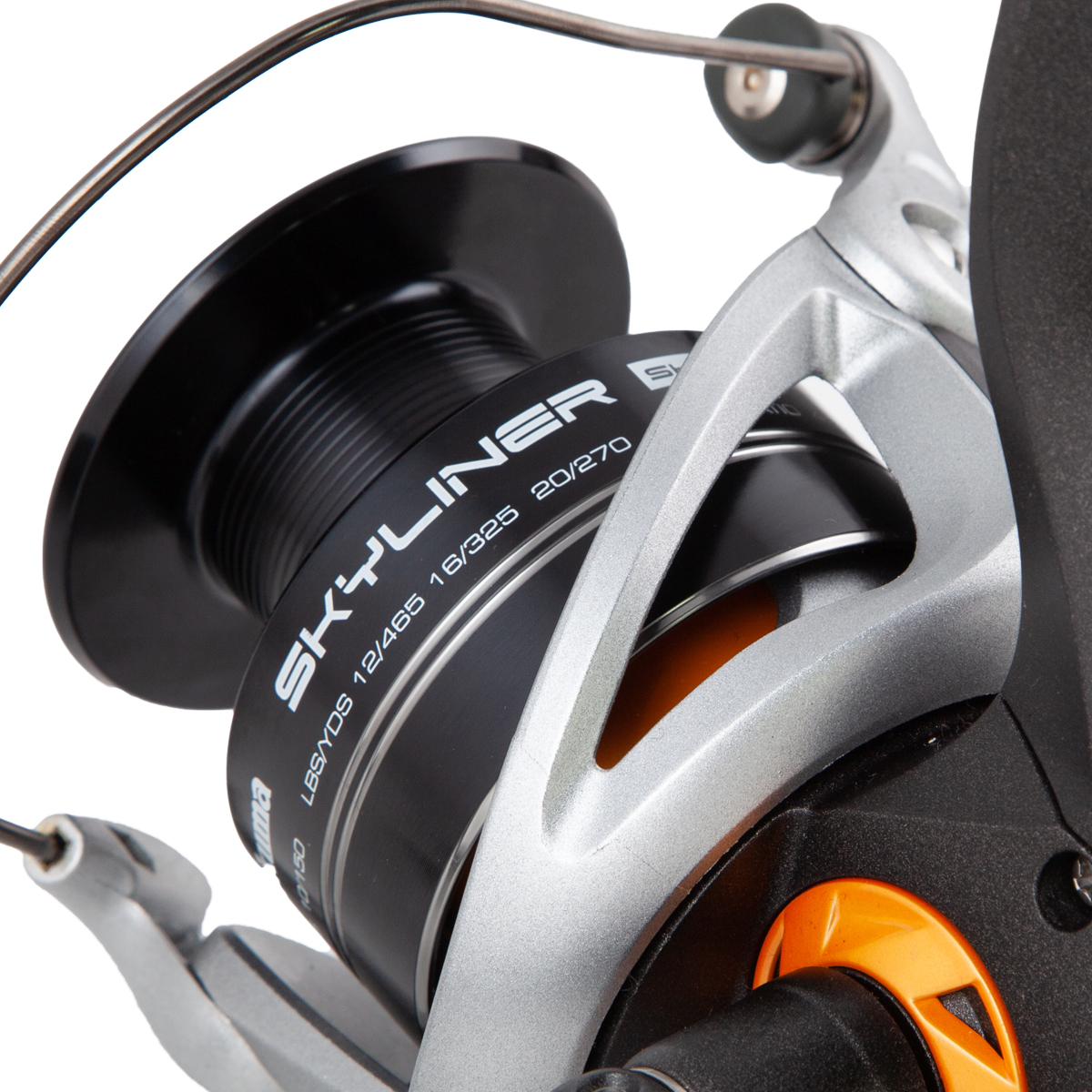 Okuma Skyliner Spinning Reel Close Up 3