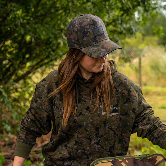 OMC Amur Splash Camo Cap In Use 2