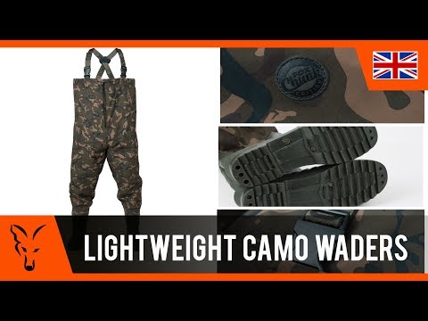 ***CARP FISHING TV***  Fox Chunk Camo Lightweight Waders