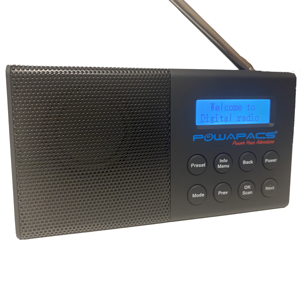 Powapacs DAB+ Pro Radio On 1