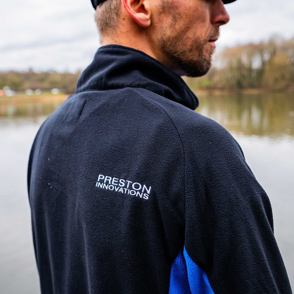 Preston Micro Fishing Fleece Close Up 2