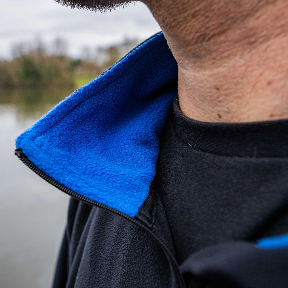 Preston Micro Fishing Fleece Close Up 4