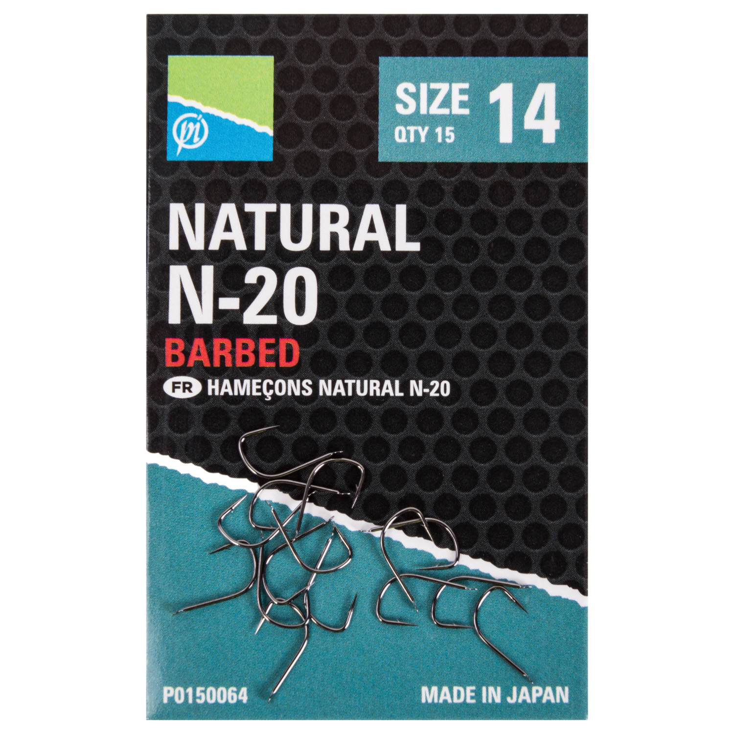 Preston Natural N-20 Barbed Hooks