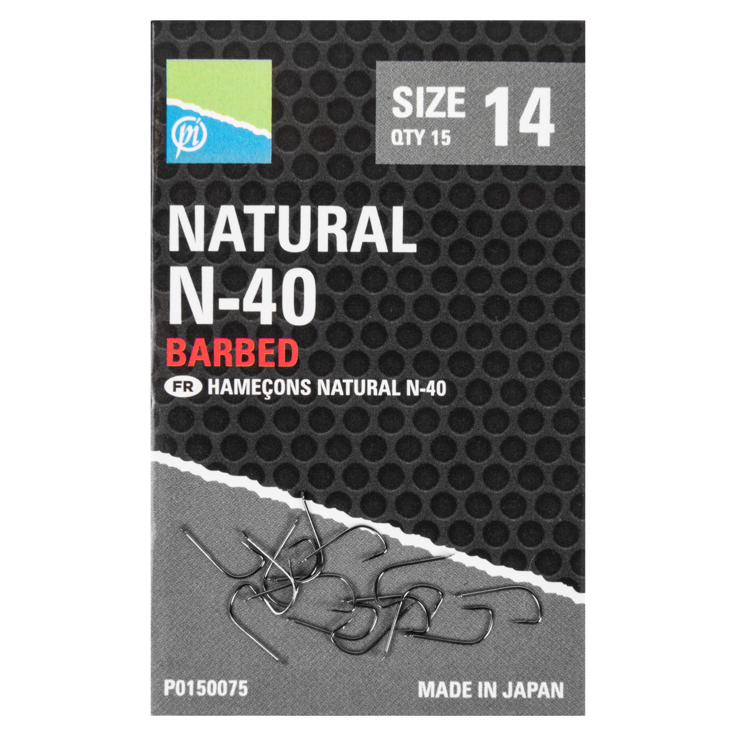 Preston Natural N-40 Barbed Hooks