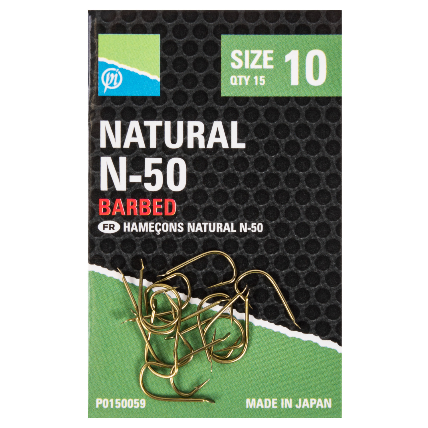 Preston Natural N-50 Barbed Hooks