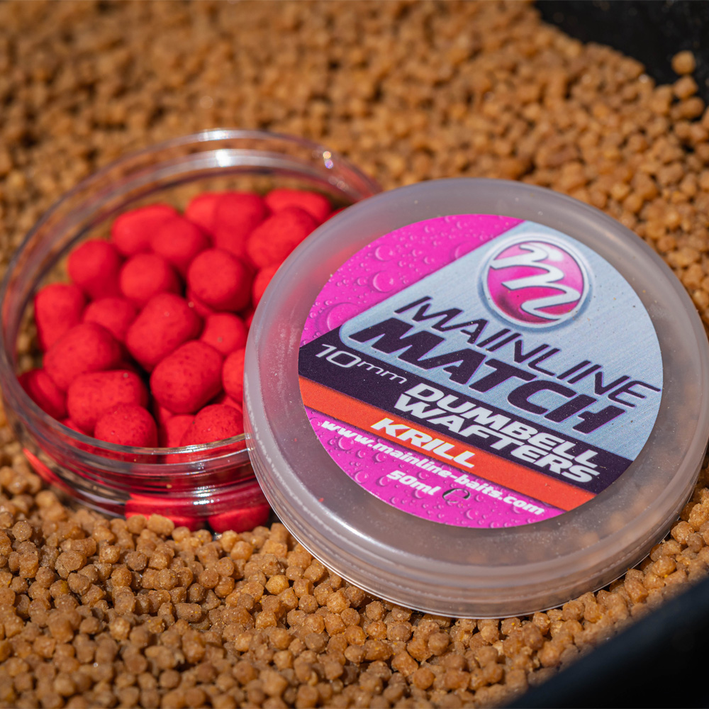 Mainline Match Dumbell Wafters Red Krill