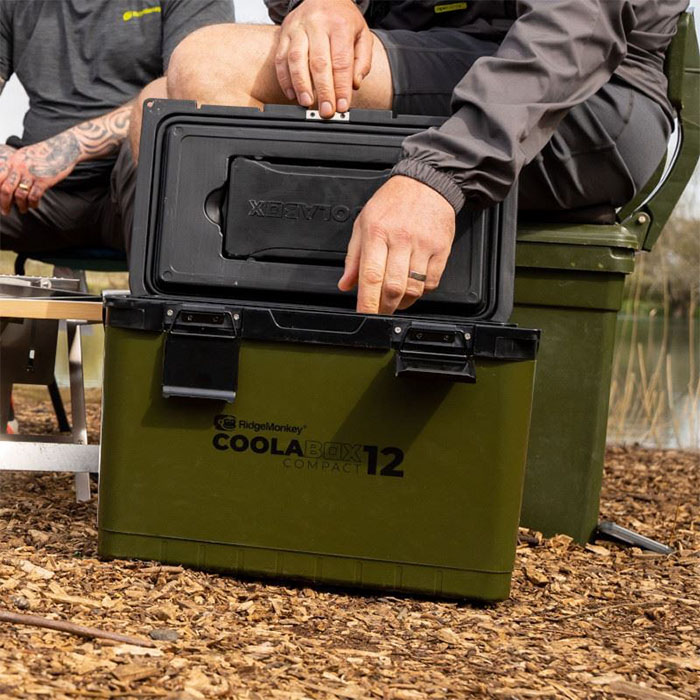 RidgeMonkey Compact Fishing Cool Box 12L In Use 2