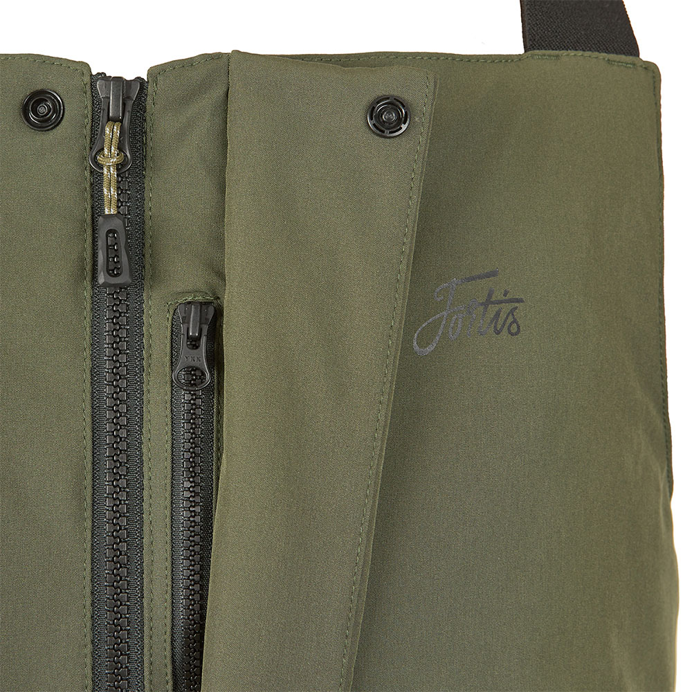 Fortis Tundra Olive Salopette Close Up 1