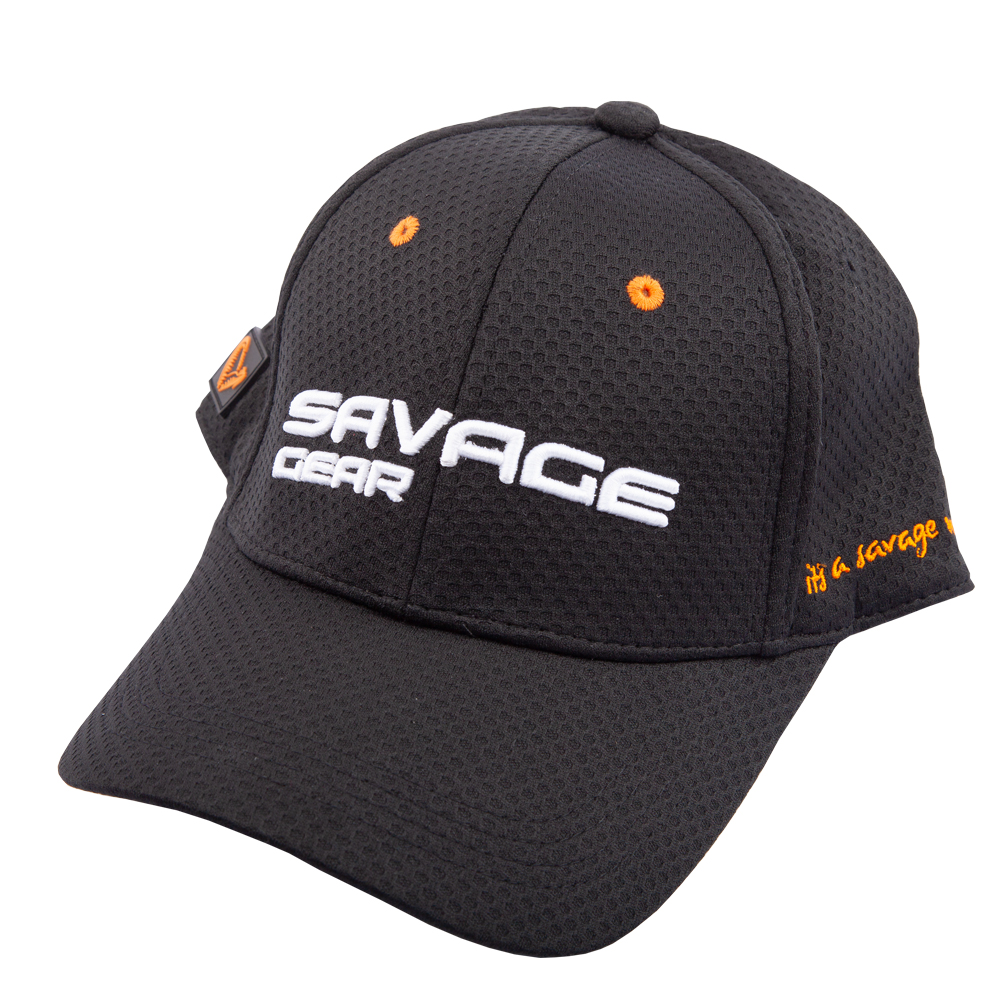 Savage Gear Sports Mesh Black Ink Fishing Cap 1