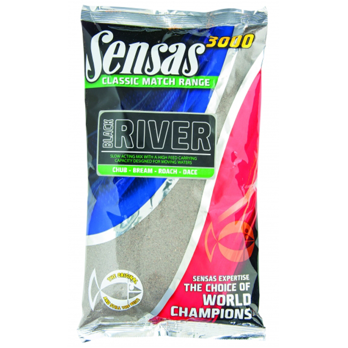 Sensas 3000 River Black Groundbait
