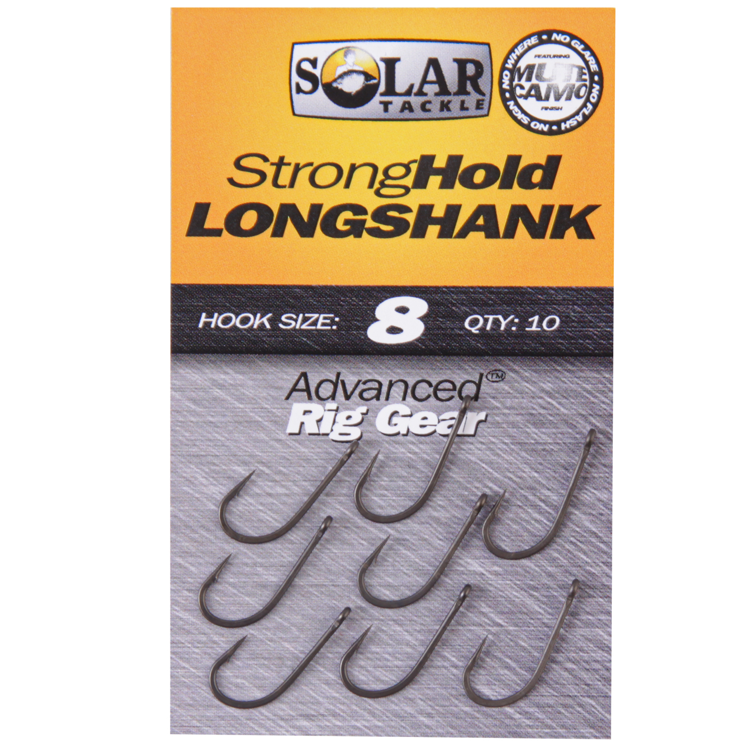 Solar Tackle Long Shank Size 8