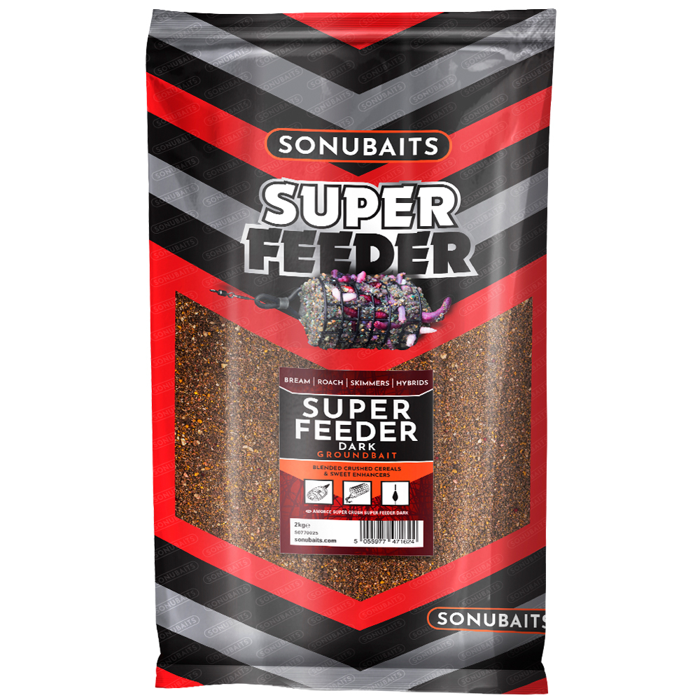 Sonubaits Super Feeder Dark Groundbait 2kg 