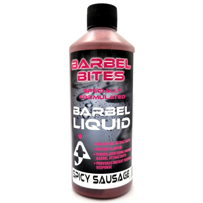 Bait-Tech Barbel Bites Spicy Sausage Liquid 500ml