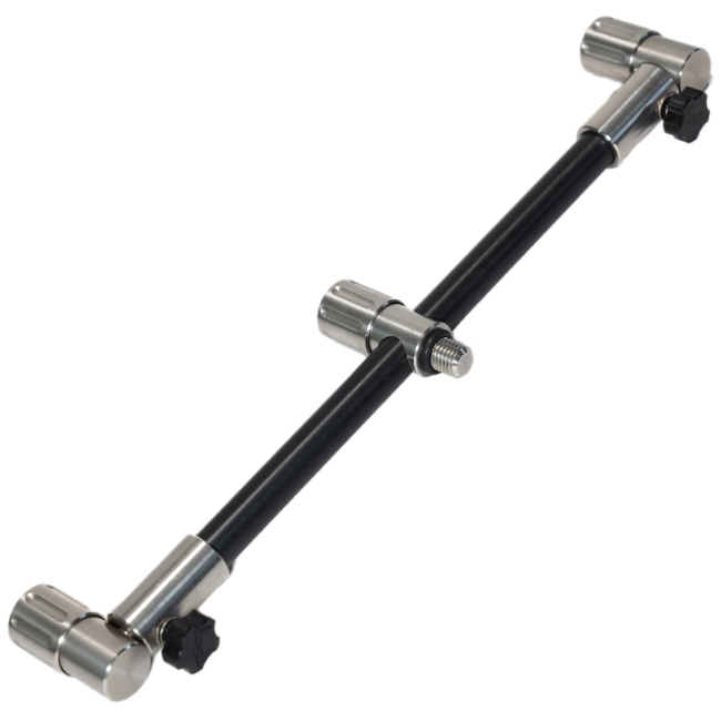 Summit Black Aluminium & Stainless 3 Rod Adjustable Buzz Bars Front