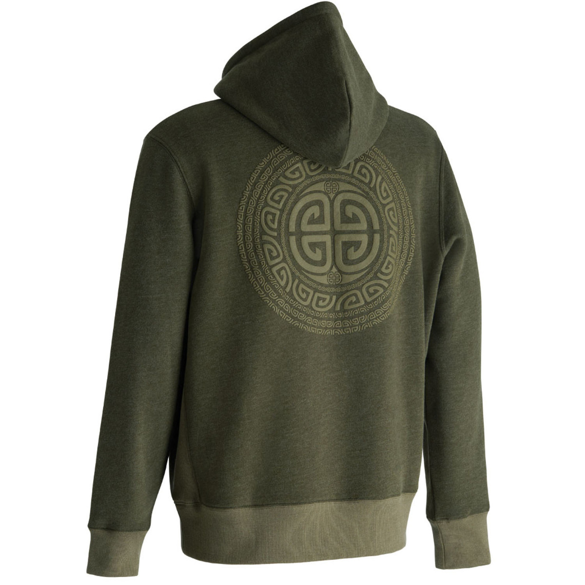 Trakker Aztec Fishing Hoodie Back