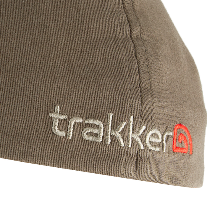 Trakker Flexi Fit Fishing Cap Close Up Logo