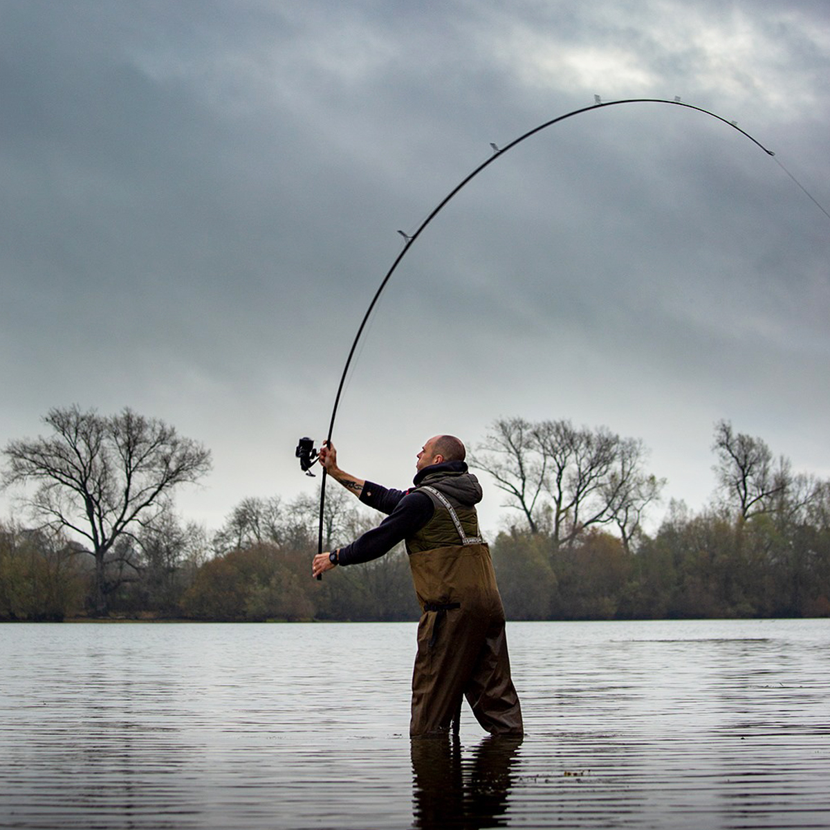 Trakker N2 Chest Waders In Use 3