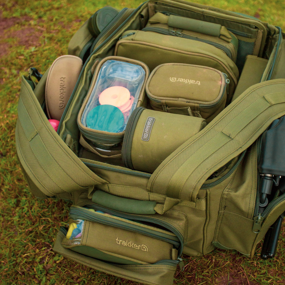 Trakker NXG Deluxe Fishing Rucksack In Use 1