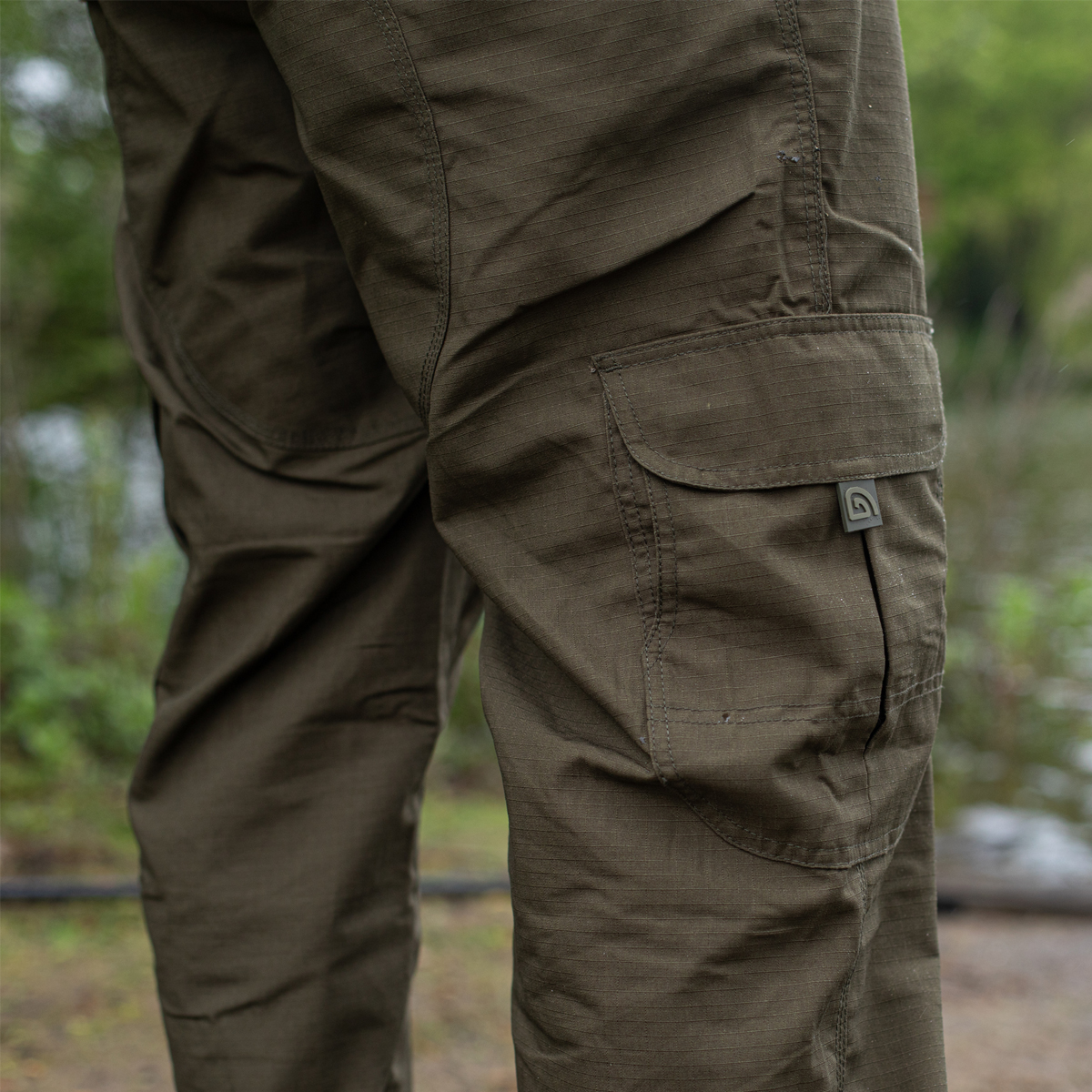 Trakker Ripstop Fishing Combat Trousers In Use 3