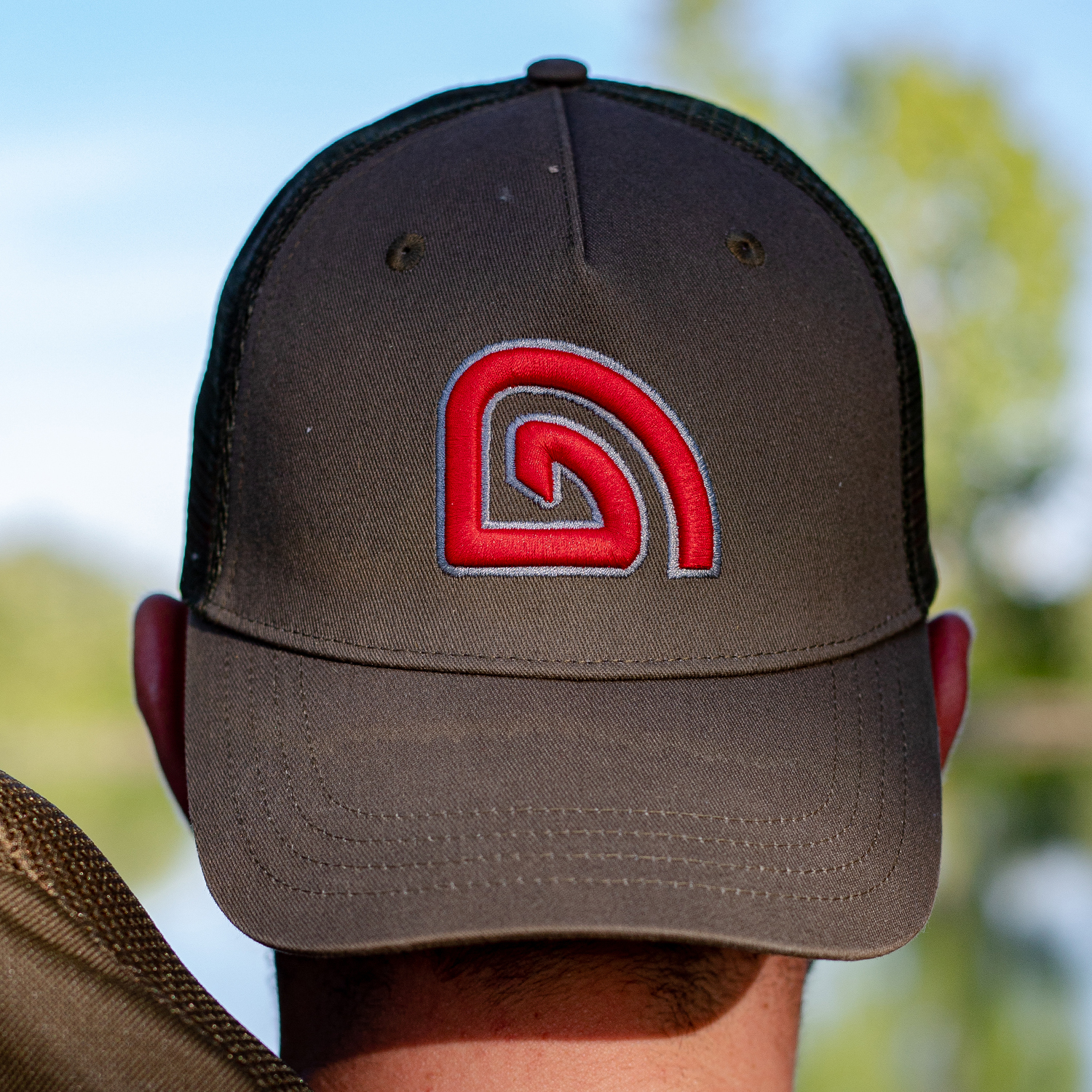 Trakker Trucker Fishing Cap In Use 1