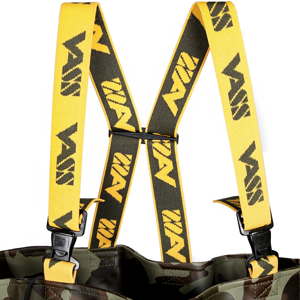 Vass VC800 Camo Chest Waders Close Up Straps