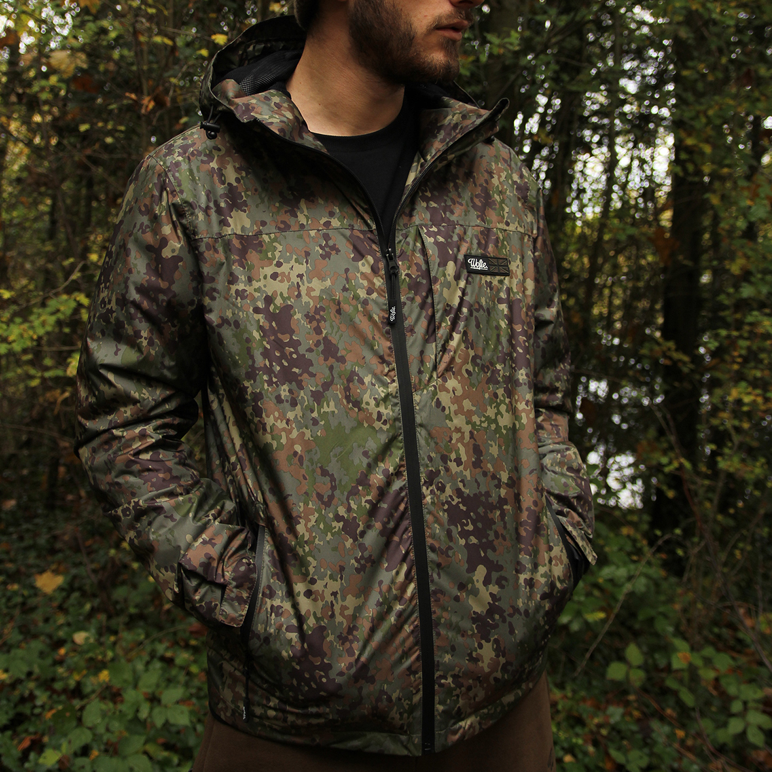 Wofte Flecktarn Softshell Jacket In Use 1