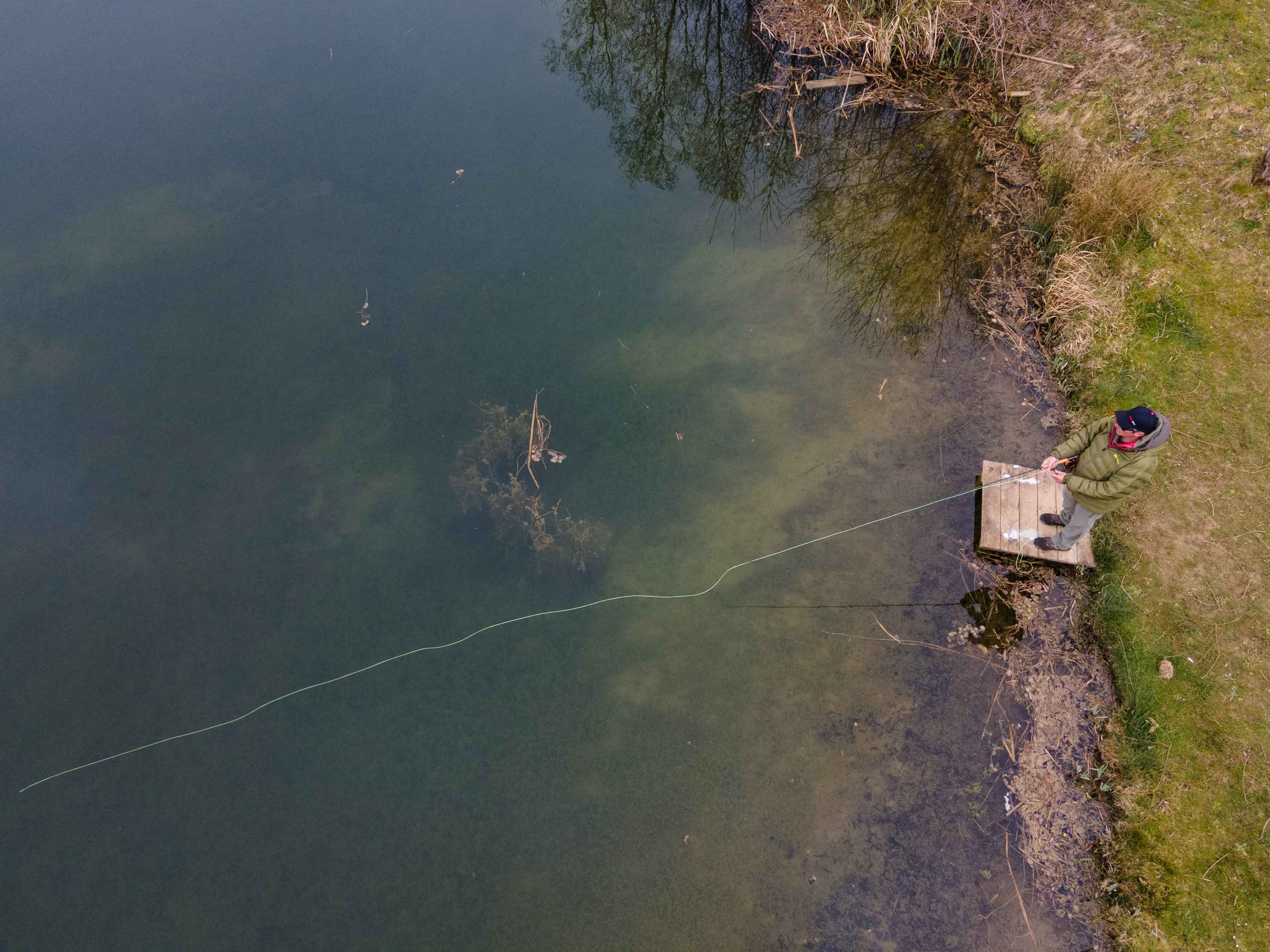 Casting a fly rod