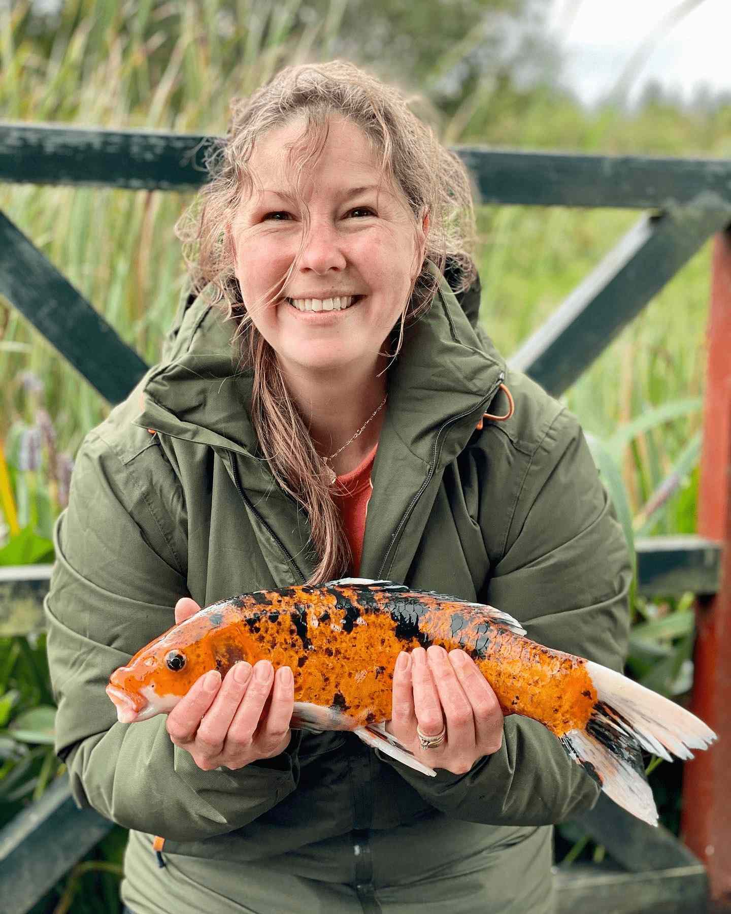 Facebook Image of Meg with fish